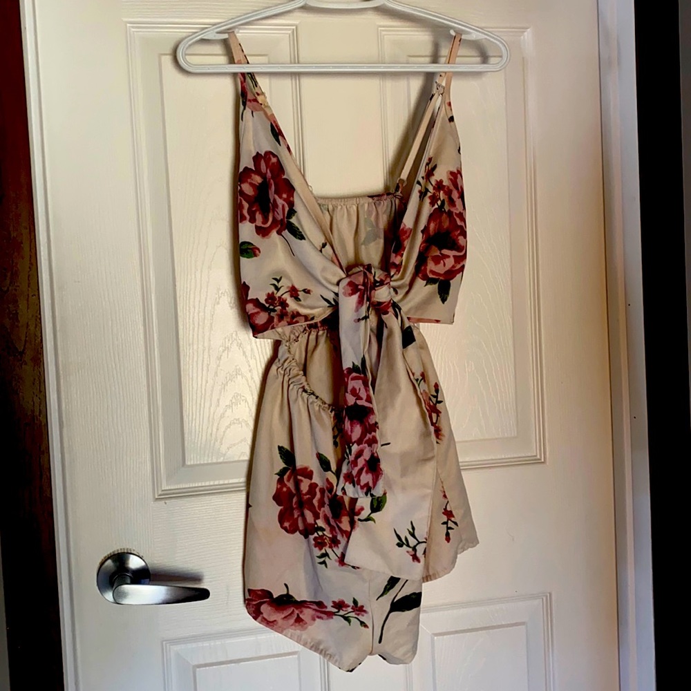 Tie Front Romper